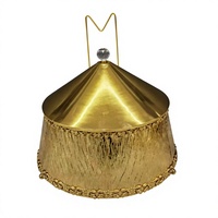 KUNTAI 8L 201 Edelstahl Gold Lebensmittelechter Alkoholbetriebener Chafing Dish Deckel Hängewärmer Manuelles Temperaturregulierungsgerät