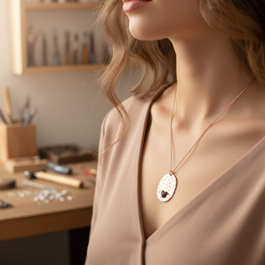Corazón encanto forma martillado colgante turco hecho a mano venta al por mayor 925 joyería de plata esterlina - Product Image 3