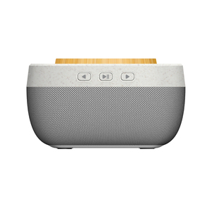 Haut-parleur chargeur sans fil écologique avec support de téléphone pliable en tissu et <span class=keywords><strong>bambou</strong></span> chargeant le haut-parleur 15w - Product Image 2