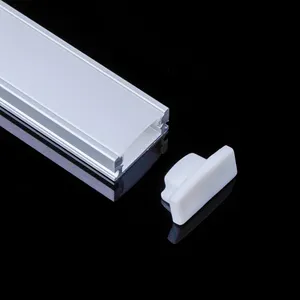 Strip lampu Led profil Aluminium Led, strip pencahayaan Led dengan profil Aluminium ekstrusi untuk dinding kantor