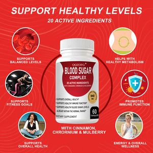 Low MOQ Support Inmune All Natural Cinnamon Bitter Melon Chromium <span class=keywords><strong>Mulberry</strong></span> Blood Complex Cápsulas para hombre y mujer - Product Image 5