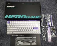 AULA Hero 84HE 磁轴机械游戏有线RGB碳纤维电竞鼠标 中国制造彩色款