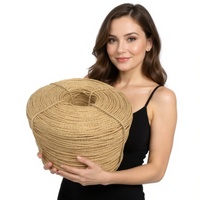 Corde en papier monofilament en gros, la plus vendue, en vrac, en matériau naturel, pour la tressage de paniers, la décoration intérieure et les travaux manuels