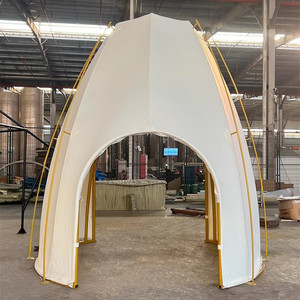 Carpa de Safari para Exteriores, Diseño para Glamping, para Restaurantes, Campamentos, Resorts, Hoteles, Material de Lona, Estructura de Una Habitación - Product Image 1