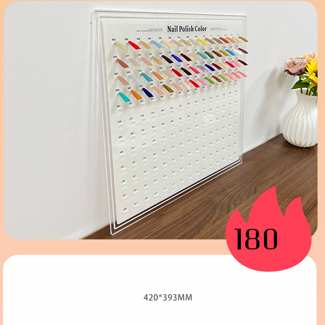 180 couleurs de capsules à ongles offertes