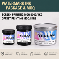 Tinta Watermark Offset Printing Warna Putih 1KG untuk Dokumen Keamanan Anti-Pemalsuan dan Kartu Undangan