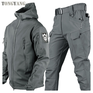 Traje Térmico de Forro Polar para Hombre TONGYANG, <span class=keywords><strong>Ropa</strong></span> de Caza, Uniforme Táctico de Soft Shell para Otoño e Invierno - Product Image 4