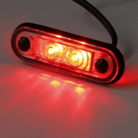 Feux latéraux de voiture LED 12V 24V, couleur blanche, feux de remorque, feux latéraux LED pour camions