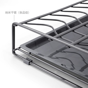 ตะกร้าลิ้นชักแบบดึงออกได้ Unihopper สแตนเลสสตีล สำหรับจัดเก็บในครัว ชั้นวางจานชามแบบถอดได้ รูปทรงสี่เหลี่ยมผืนผ้า - Product Image 4