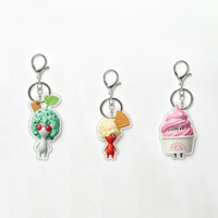 Porte-clés en acrylique NASNAK Spot Ice Cream - Design de dessin animé, ornement pour sac d'école, cadeau publicitaire promotionnel, vente en gros disponible