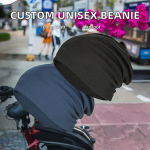Custom Made Unisex Cotton Slouch <b>Beanie</b> Stretchy Knit Skull Cap Cartoon Breathable <b>Waterproof</b> for Men Women Cycling Balaclavas - Product Image 2