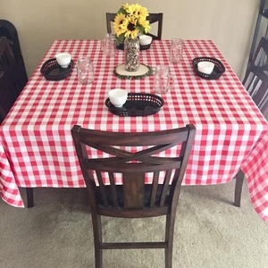 Khăn Trải Bàn Hình Chữ Nhật Kẻ Ca Rô Khăn Trải Bàn <span class=keywords><strong>Gingham</strong></span> Có Thể Giặt Được Cho Dã Ngoại Ngoài Trời Nhà Bếp BBQ Và Bữa Tối Ngày Lễ - Product Image 5