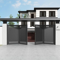 Villa Patio Vouwwand Aluminium Legering Automatische Schuif Intelligente Poort HongHuZhiyuan ZY-F022 Modern Duurzaam Milieuvriendelijk