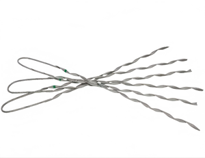 Empuñadura de extremo muerto preformada recubierta de zinc 1/4 3/8 5/16 7/16 para alambre y hebra Guy - Product Image 2