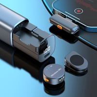 Microphone cravate sans fil avec suppression du bruit pour enregistrement vidéo sur téléphone portable, interviews, réunions, conférences