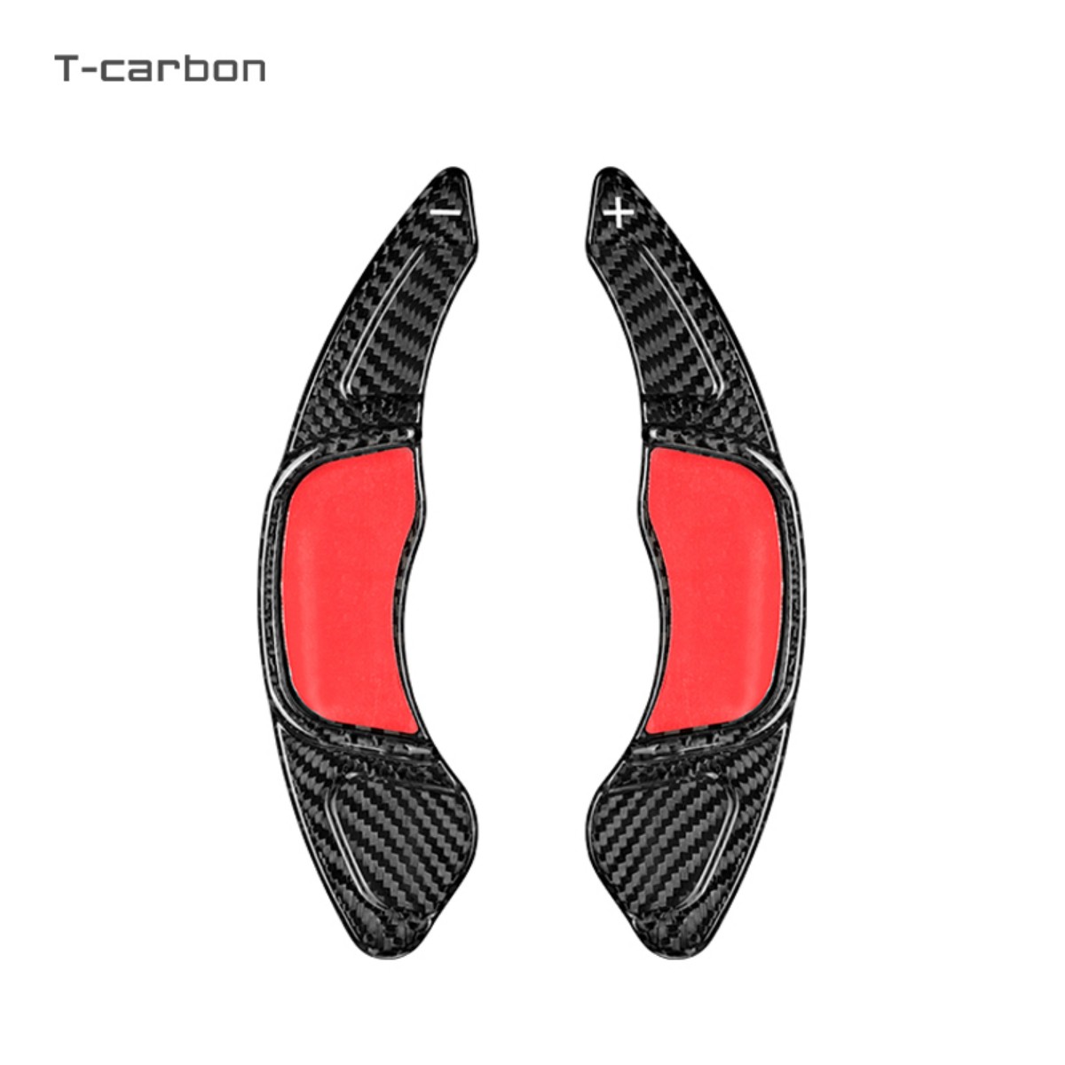 T-carbon весла переключения передач для Volkswagen Golf 7, весло рулевого колеса, переключатель передач, аксессуары для салона автомобиля, весло переключения передач из углеродного волокна