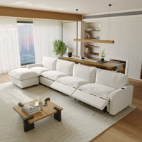 Canapé inclinable électrique VOXHOME pour le salon, canapé-lit extensible, canapé modulaire minimaliste nordique