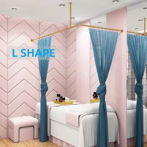 אופנה חדר מדידות מסגרת וילון שינוי חדר הקמעונאי חדר הלבשה חצי מעגל ערכה - Product Image 5