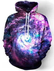 Felpe con Cappuccio Unisex Personalizzate Serie Via Lattea, Stampa 3D Spaziale, Casual, per Uomo e Donna - Product Image 5