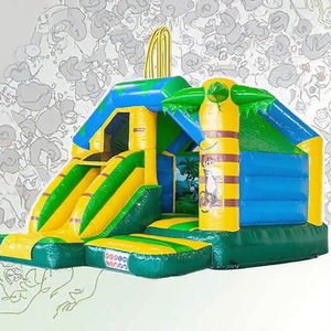 Château gonflable de sports de plein air de style nouveau avec toboggan d'obstacle toboggan gonflable Trampoline amusant jouets de plein air - Product Image 4