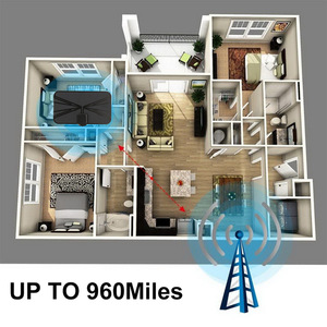 Offre Spéciale bas prix Usb 5v tension d'alimentation carré circulaire 4k 1080 pdirectionnel hd numérique intérieur antenne de télévision intelligente - Product Image 6