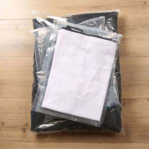 Sacs en plastique biodégradables à 100 % pour vêtements de bain, sacs à fermeture éclair en PE pour t-shirts, sacs en plastique pour vêtements avec logo - Product Image 4