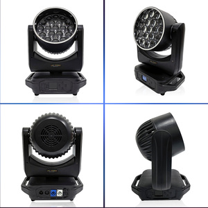 19x15W dẫn di chuyển đầu ánh sáng DMX512 Zoom rửa ánh sáng RGBW điểm duy nhất điều khiển ánh sáng sân khấu cho buổi hòa nhạc đám cưới hộp đêm thanh - Product Image 4