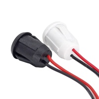 USB Typ-C Buchse Weiblicher Anschluss 2-Pin Typ-C Mit Kartenschnalle Ladeanschluss USB-C Ladestecker Weiß Schwarz