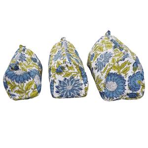 Bolsas de Cosméticos de Algodón con Estampado Artesanal, Ligeras, Transpirables, Estilo Bohemio, para Viaje, Baño o Sala de Estar, Precio al por Mayor en India - Product Image 2