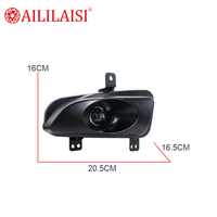 AILILAISI Automotive LED-Nebelscheinwerfer-Projektorlinse 2 Zoll Dual-Beam IP67 Wasserdicht Direktmontage für Fiat Strada Ram 700 2021-2025