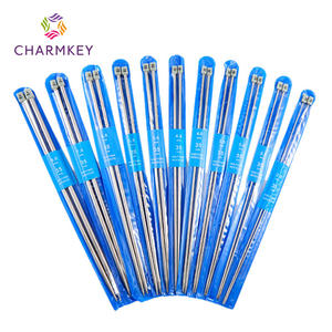 Aiguilles <span class=keywords><strong>à</strong></span> double pointe en acier inoxydable de haute qualité pour tricoter, aiguilles <span class=keywords><strong>à</strong></span> <span class=keywords><strong>repriser</strong></span> et <span class=keywords><strong>à</strong></span> coudre antirouille pour les projets de fil et de <span class=keywords><strong>laine</strong></span> - Product Image 1