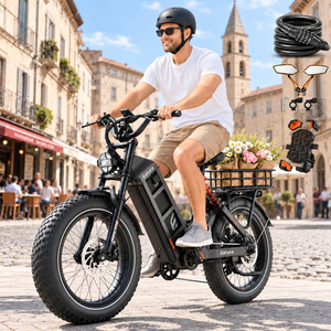 Bicicleta eléctrica eAhora Juliet de 7 velocidades, bicicleta eléctrica urbana para adultos, bicicleta eléctrica de carretera, montaña y terreno accidentado, con batería de litio, para adultos. - Product Image 1