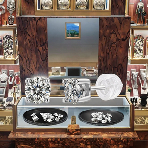 ต่างหูเงินแท้ 925 ประดับเพชรโมอิสซาไนต์ VVS สำหรับผู้หญิงผู้ชาย ดีไซน์ 3 ขา สวยหรู เป็นของขวัญสำหรับทุกโอกาส - Product Image 3