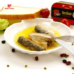 Best Price Canned Sardines In Vegetable Oil 125g/425g Canned Fish From Factory For Ghana