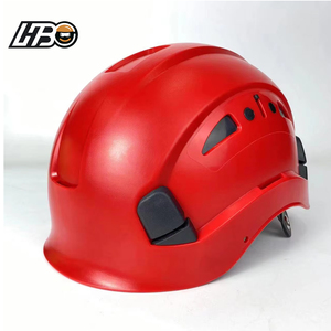 HBC 工業用クライミングヘルメット ANSI Z89.1 TYPE1 CLASS C ラチェット式サスペンション 通気孔付き アウトドア向け 多色展開 - Product Image 1