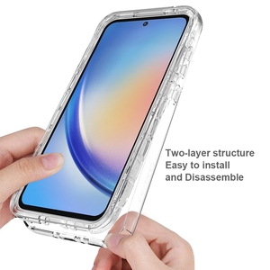 Color degradado 360 Cobertura completa Clear TPU PC Funda protectora para teléfono para Samsung Galaxy A35 A55 A15 <span class=keywords><strong>A14</strong></span> A54 <span class=keywords><strong>5G</strong></span> - Product Image 3