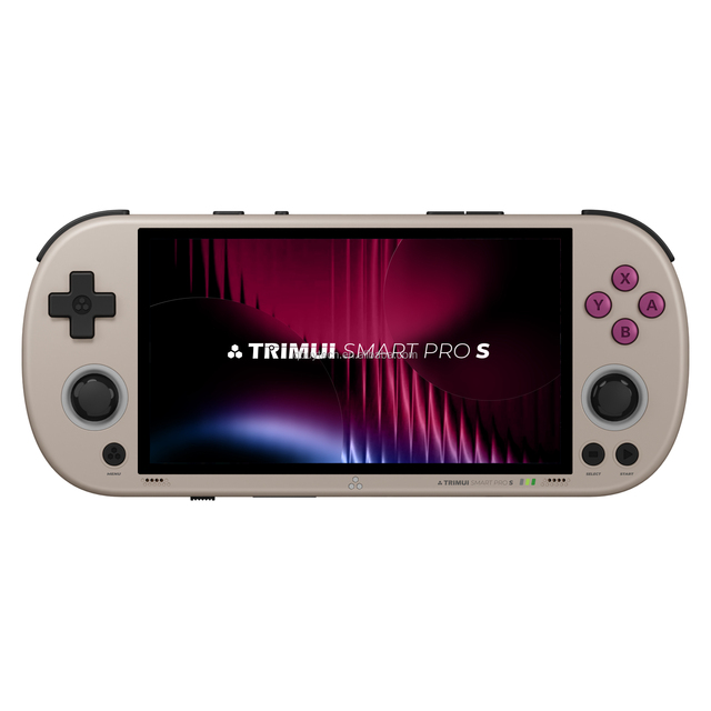 Trimui Smart Pro S Handheld Game Console 4.96inch Screen Linux System RGB Lighting Retro Games Video Gaming Player