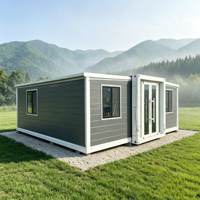 Maisons conteneurs à installation rapide, différentes tailles, vente directe d'usine, idéales pour bureau, salon, cuisine