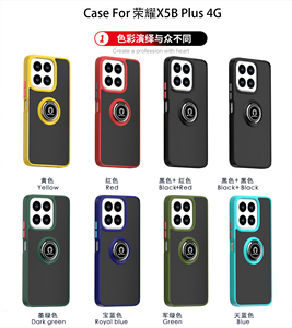 Custodia per telefono antiurto con protezione completa in TPU e anello magnetico per Honor X9 8 7 6 5 a B Plus - Product Image 2