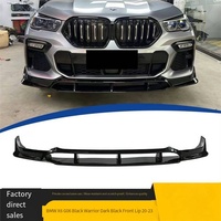 Alerón Delantero Veidt para BMW X6 2020-2023, Modificación G06 Warrior, Alerón Delantero de Cuatro Secciones, Negro Brillante, Kit Deportivo Pequeño