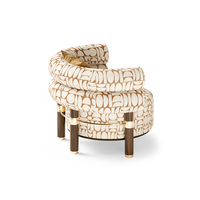 Canapé moderne d'hôtel Canapé simple moderne léger italien de luxe Fauteuil de salon en tissu de velours
