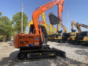 Высококачественный, недорогой, подержанный мини-экскаватор <span class=keywords><strong>HITACHI</strong></span> ZX70 (Япония), 7 тонн, Zaxis 70, с двигателем Isuzu, гусеничный, передвижной, CE/EPA - Product Image 1