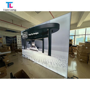 10x8ft SEG Aluminum Profile Illuminated Fabric <b>Advertising</b> Lightbox Display Event LED Banner Booth Exhibition Backlit Backdrop - Product Image 4