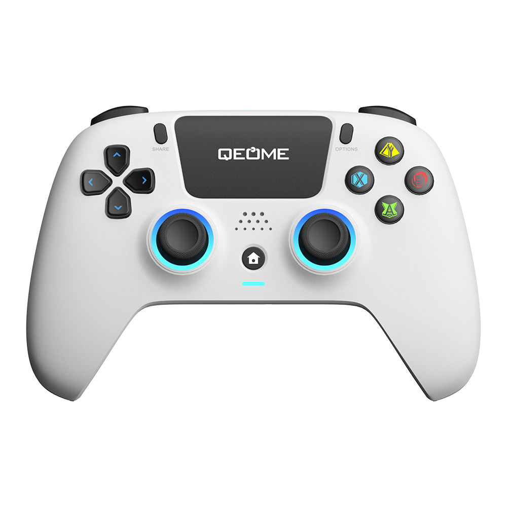 New Arrival P4 Wireless Game Controller | Bluetooth Multi-Platform Gamepad with Programmable Buttons, 6-Axis Gyro, Dual Vibration for PS4/PC/Android – Qatar