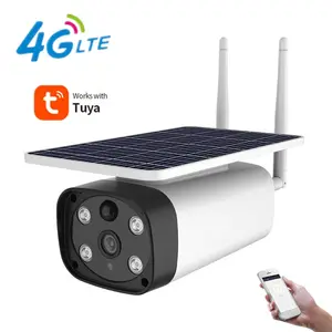 VESAFE Y8 4G SiM Card Bullet Camera Solar Camera Tuya APP Remote Control Outdoor IP Surveillance PIR Color Night Vision Cameras