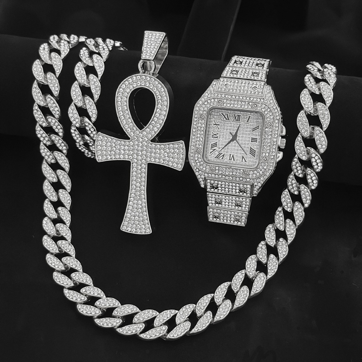 Plata (reloj pulsera collar colgante)