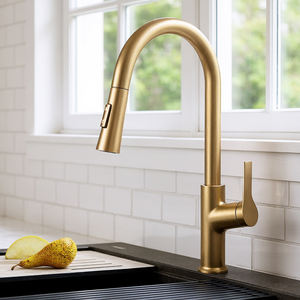 <span class=keywords><strong>Robinet</strong></span> de cuisine moderne en laiton à double jet avec rotation à 360° °   Tête pivotante et vanne à <span class=keywords><strong>disque</strong></span> en céramique pour un nettoyage facile - Product Image 2