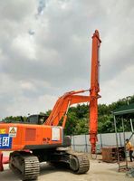 Трехсекционная телескопическая стрела для экскаваторов PC380/CAT338, 27 м, для сноса высотных зданий/вертикального демонтажа