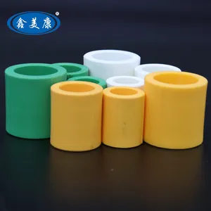 25mm Hot Melt PPR Water Pipe Fittings For Hot Cold Water PPR Green Socket Coupling