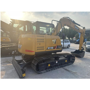 Oferta Especial: Excavadora de Orugas SANY SY75C Usada, Modelo 75, con Componentes Clave: Motor, Caja de Cambios, Bomba de Engranajes y Rodamientos, en Venta - Product Image 4